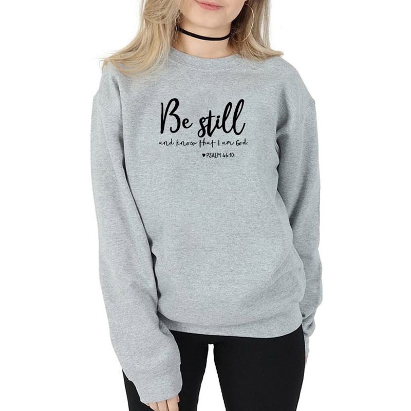 Be Still Christian Jumper Top