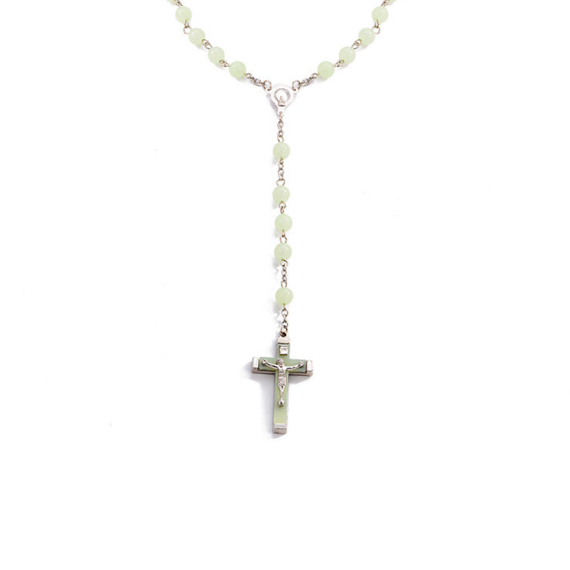 Women Crucifix Rosary Pendant