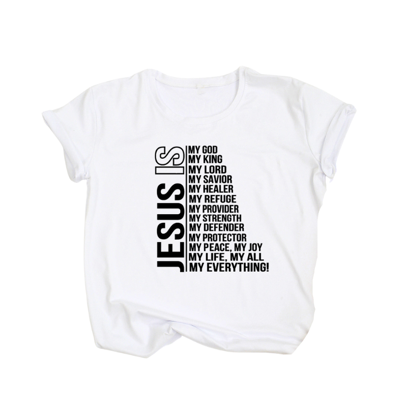 Women Vintage Tops Christian T-shirt