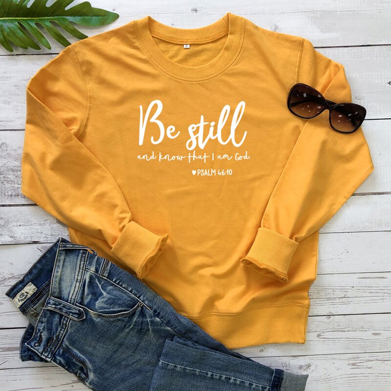 Be Still Christian Jumper Top