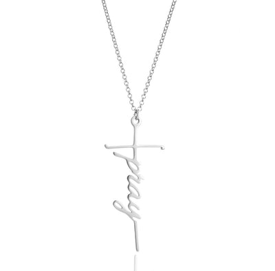 Trendy Big Cross Chains Choker Necklace