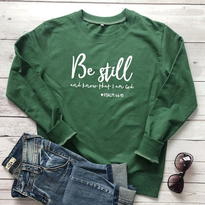 Be Still Christian Jumper Top