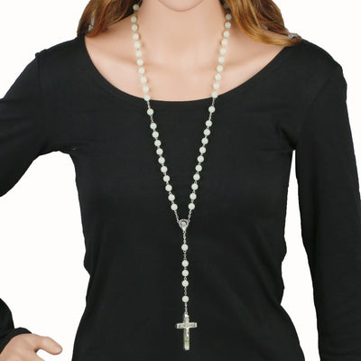 Women Crucifix Rosary Pendant