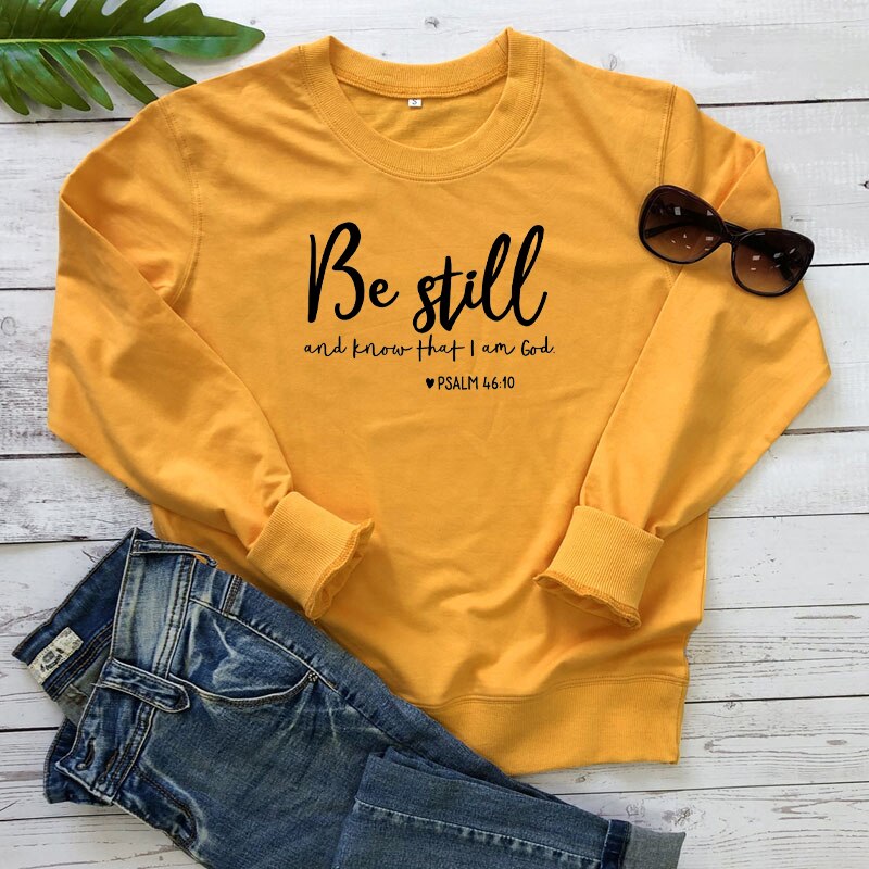 Be Still Christian Jumper Top