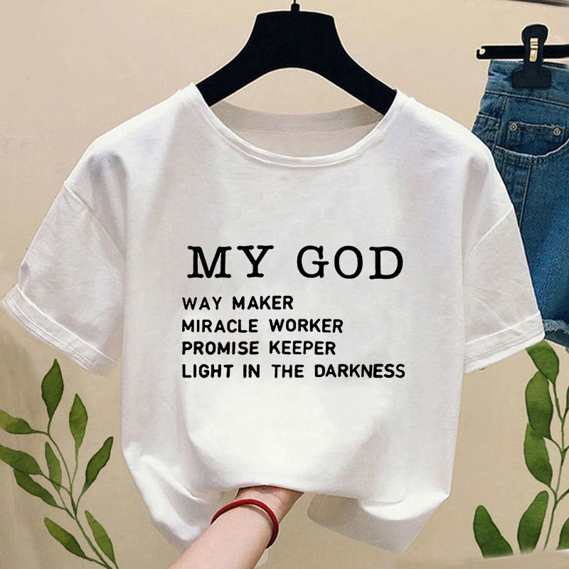 My God Christian Women T-shirt