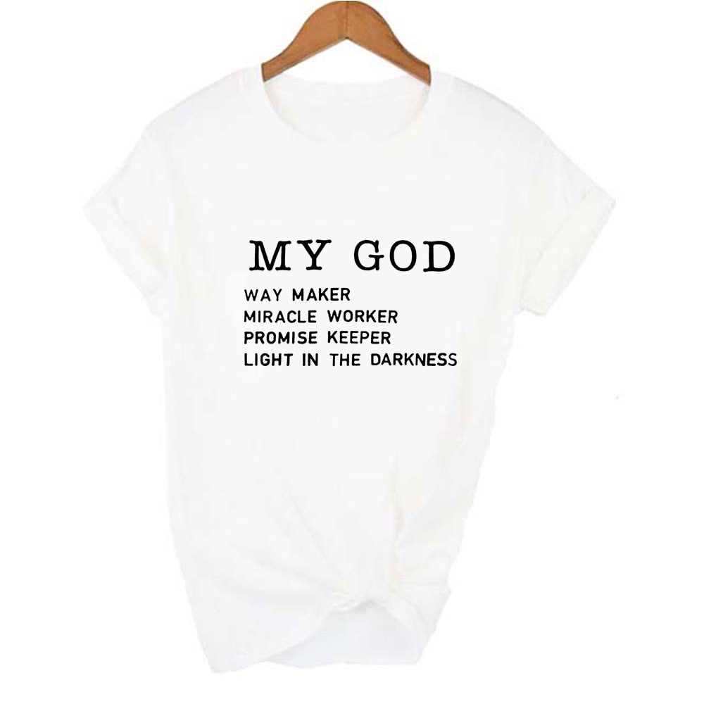 My God Christian Women T-shirt