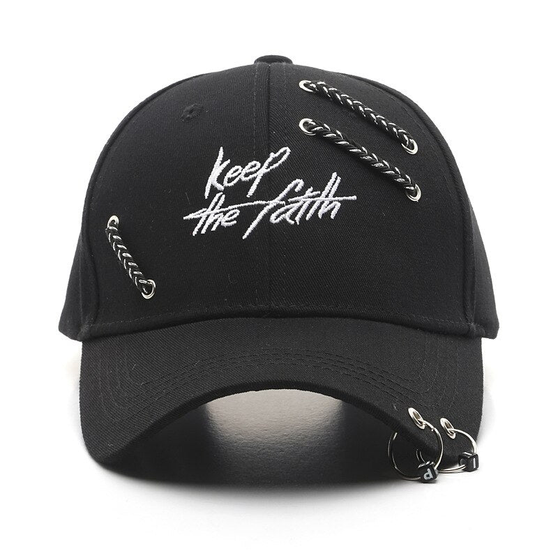 Ring Chain Faith Baseball Hat