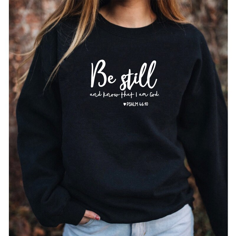 Be Still Christian Jumper Top