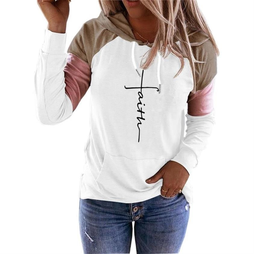 Women Letter Print Hoodies