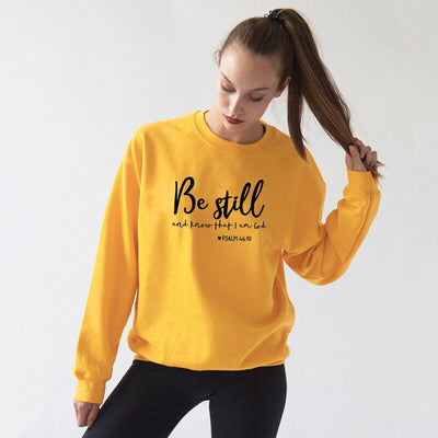 Be Still Christian Jumper Top