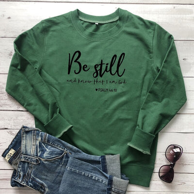 Be Still Christian Jumper Top