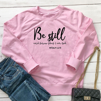 Be Still Christian Jumper Top