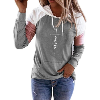 Women Letter Print Hoodies