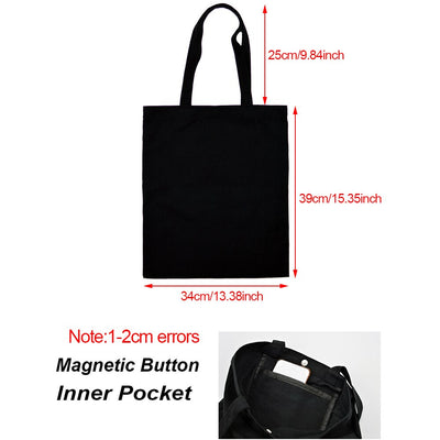 Black Foldable Eco Travel Bags