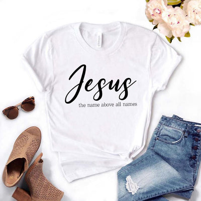 Summer Women Jesus Printed T Shirt