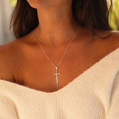 Trendy Big Cross Chains Choker Necklace