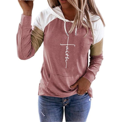 Women Letter Print Hoodies