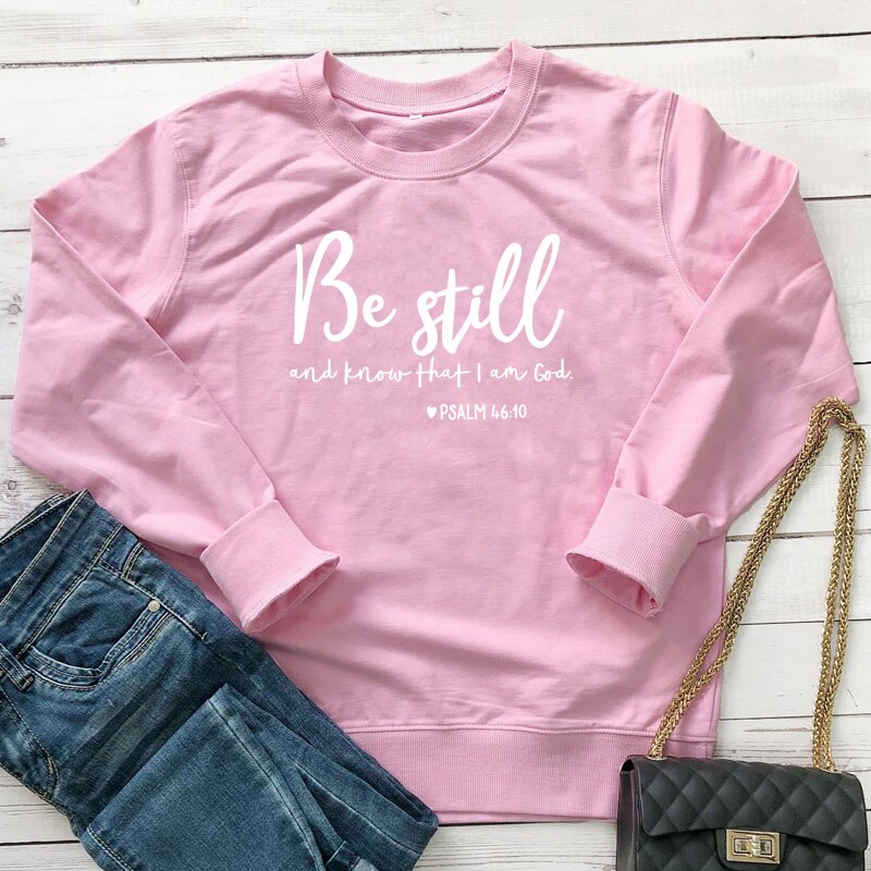 Be Still Christian Jumper Top